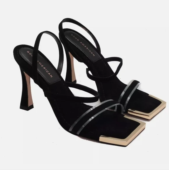 NWT GOOD AMERICAN HEELS - Picture 2 of 11